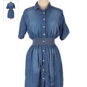 Given Kale shirt style Denim dress